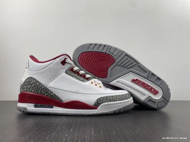 80% Off Sale Jordan 3 Red Cardinal Retro CT8532-126 0601